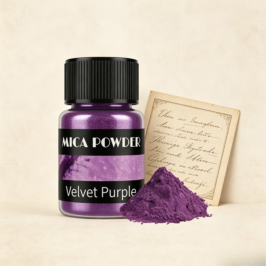 Soap Making Ingredient - Jewelry Making Velvet Purple Mica Powder,
