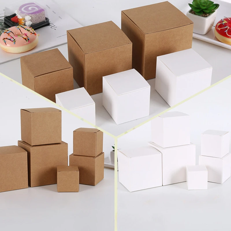 20/50/80pcs Brown Kraft Paper  - Kraft Soap Label ulasan dan harga