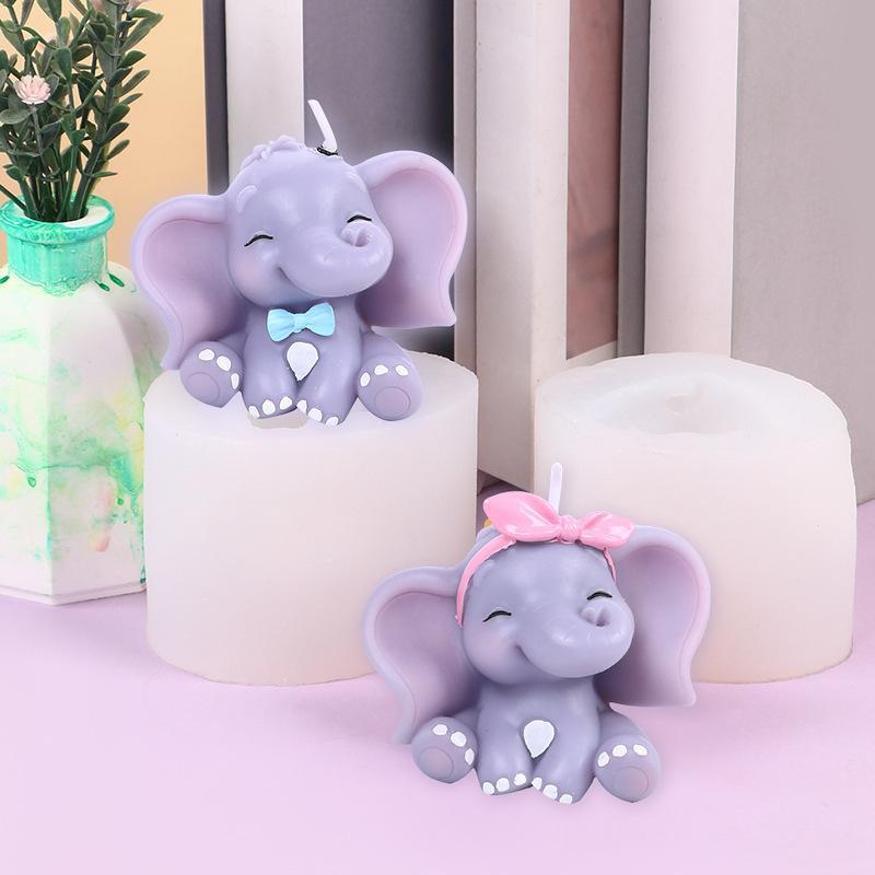 Cute 3D Elephant Silicone Cand - Soap Making Equipment ulasan dan harga