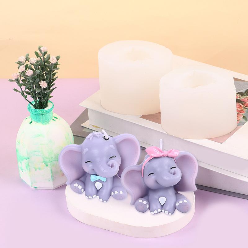 Cute 3D Elephant Silicone Cand - Soap Making Equipment ulasan dan harga