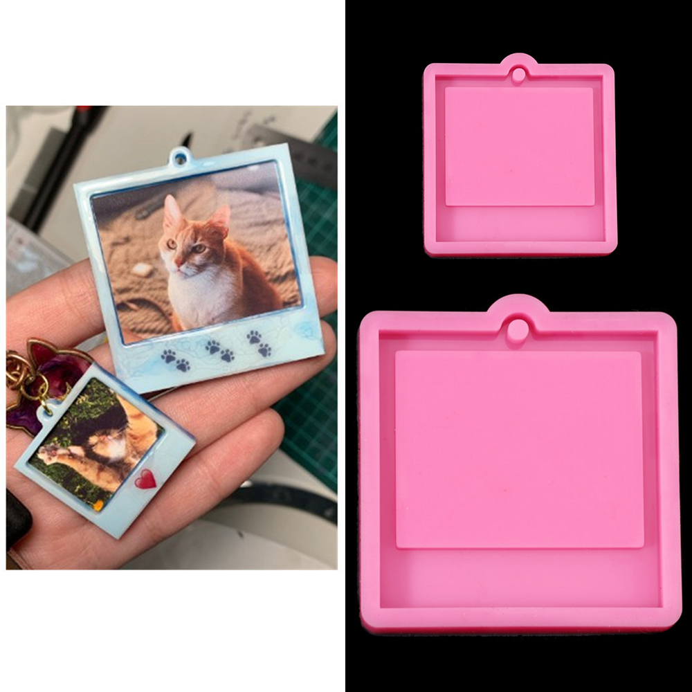 Photo Frame Epoxy Resin Keycha - Soap Making Equipment ulasan dan harga