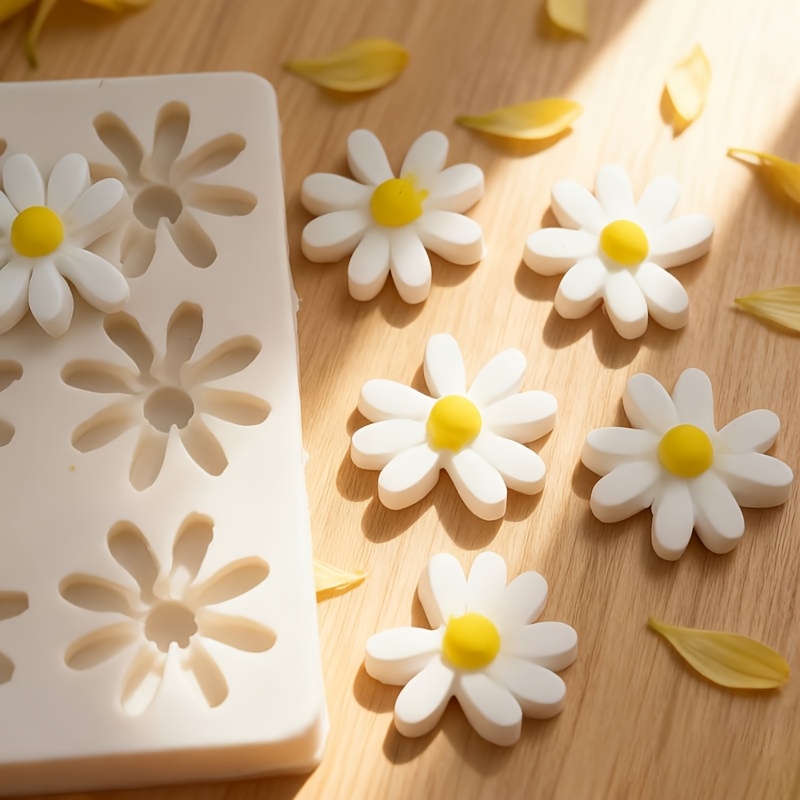 1pc 3D Daisy Sunflower Silicon - Soap Making Equipment ulasan dan harga