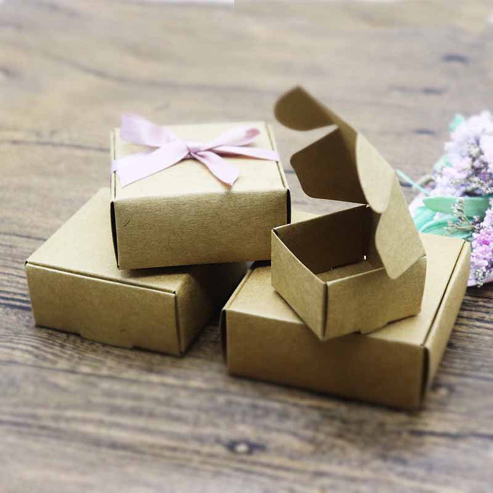 10pcs 9sizes Small Kraft Paper - Kraft Soap Label ulasan dan harga