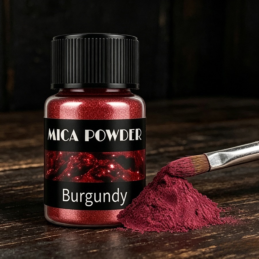 Jewelry Making Burgundy Mica P - Soap Making Ingredient ulasan dan harga