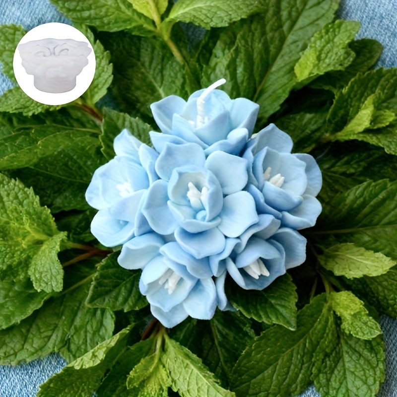1 Hydrangea Candle Silicone Mo - Soap Making Equipment ulasan dan harga