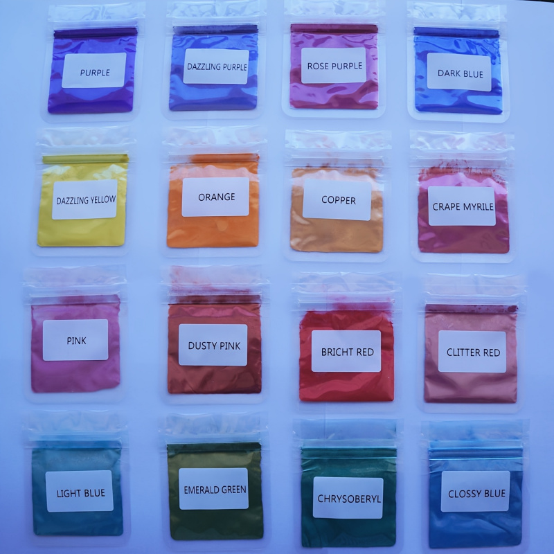 16Color Mica Powder Set，Per Pa - Soap Making Ingredient ulasan dan harga