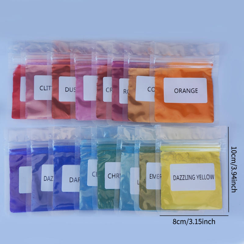 16Color Mica Powder Set，Per Pa - Soap Making Ingredient ulasan dan harga