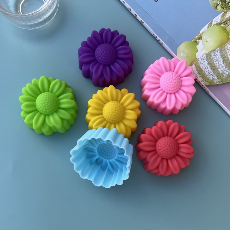6 Pcs Set Non-Stick Flower Des - Soap Making Equipment ulasan dan harga
