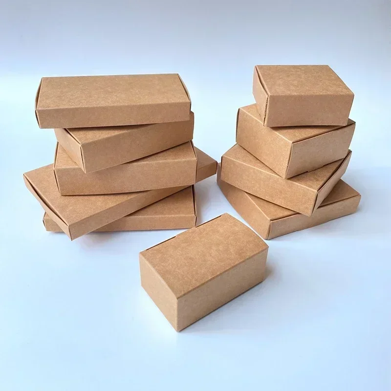 Natural Brown Kraft Paper Box  - Kraft Soap Label ulasan dan harga