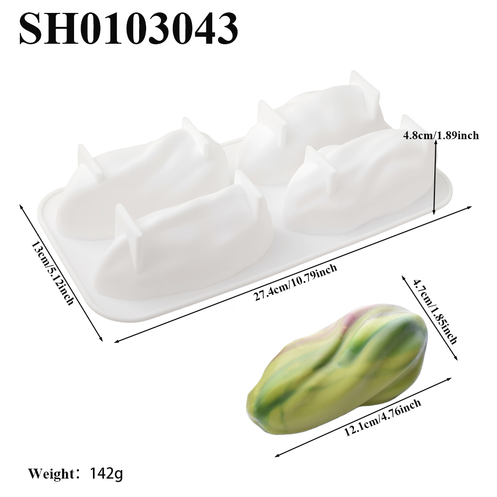 4 or 9-Cell Pistachio Design S - Soap Making Equipment ulasan dan harga