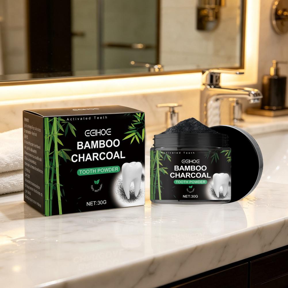 Teeth Whitening Powder,Activat - Activated Charcoal Powder ulasan dan harga