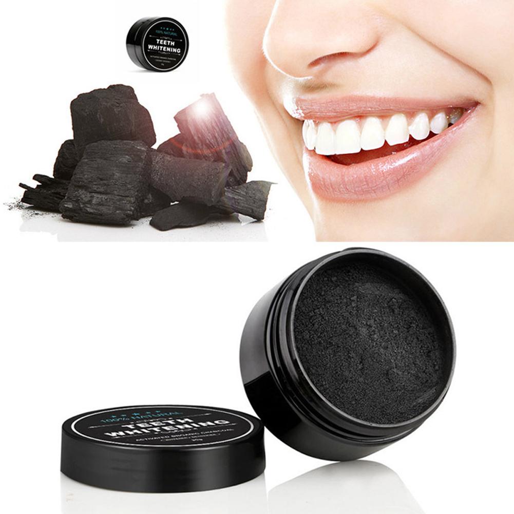 Teeth Whitening Powder Natural - Activated Charcoal Powder ulasan dan harga