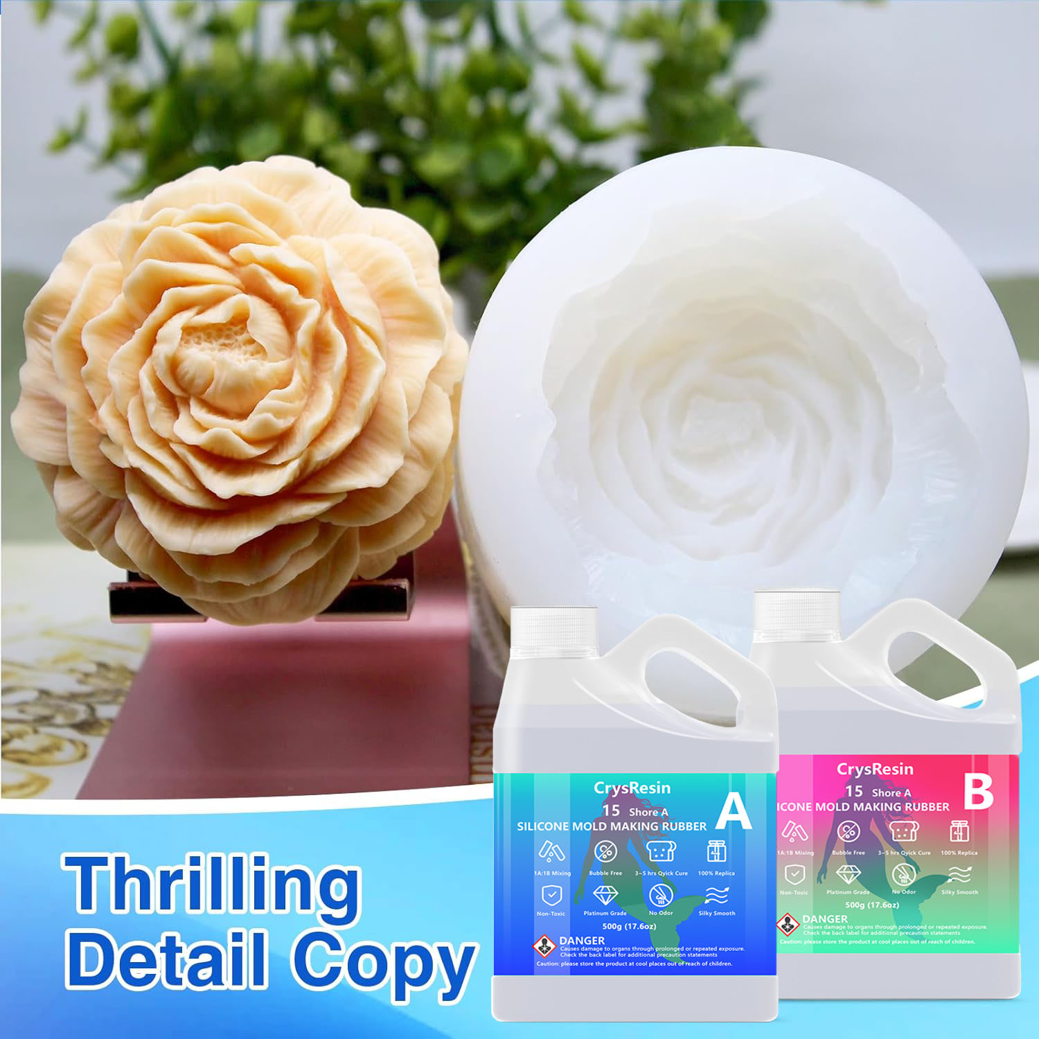 KG Silicone Making Kit, 1:1 Mi - Soap Making Ingredient ulasan dan harga