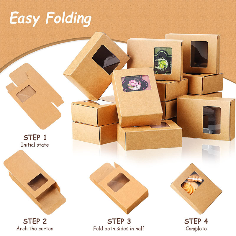 Pink Rectangle Soap Packaging  - Kraft Soap Label ulasan dan harga