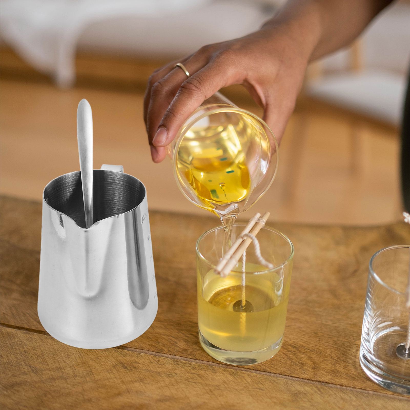 1Set Stainless Steel Double Bo - Quick Soap Making ulasan dan harga